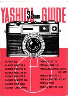 Yashica Electro 35 GS manual. Camera Instructions.